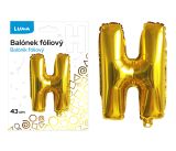 Balónek fóliový H ZLATÝ LUMA Balónek fóliový H ZLATÝ LUMA