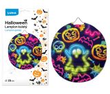 Lampion 25cm kulatý HALLOWEEN neon LUMA Lampion 25cm kulatý HALLOWEEN neon LUMA