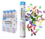 Konfety vystřelovací 30cm fóliové barevné LUMA Konfety vystřelovací 30cm fóliové barevné LUMA