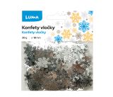 Konfety VLOČKY stříbrné 20g LUMA