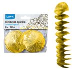 Girlanda spirály 60cm, 2ks zlatá LUMA Girlanda spirály 60cm, 2ks zlatá LUMA