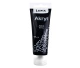 Barvy akrylové 75ml, černá LUMA Barvy akrylové 75ml, černá LUMA