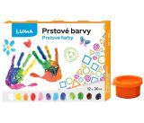 Barvy prstové LUMA 12 barev 30ml Barvy prstové LUMA 12 barev 30ml