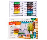 Barvy akrylové sada DELI 12 barev, 12ml EC12-12 Barvy akrylové sada DELI 12 barev, 12ml EC12-12