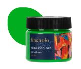 Barvy akrylové 100ml, zelená FINENOLO DELI EC17-GN