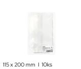 Sáček celofán 115 x 200mm, křížové dno 10ks LUMA Sáček celofán 115 x 200mm, křížové dno 10ks LUMA