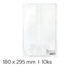 Sáček celofán 180 x 295mm, křížové dno 10ks LUMA Sáček celofán 180 x 295mm, křížové dno 10ks LUMA
