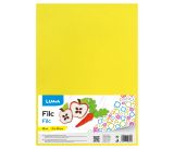 Filc A4 žlutý LUMA, 10ks