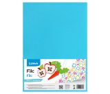 Filc A4 modrý světle LUMA, 10ks