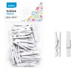 Kolíček 4,5cm bílý, 25ks LUMA Kolíček 4,5cm bílý, 25ks LUMA