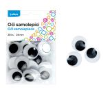 Oči kulaté 24mm, 20ks samolepící LUMA Oči kulaté 24mm, 20ks samolepící LUMA