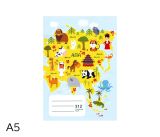 Sešit 512 s dvěma pomocnými linkami Sešit 512 s dvěma pomocnými linkami