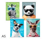 Sešit A5 linka 52l Be Cool mix