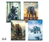 Sešit A4 linka 52l Robot animals mix Sešit A4 linka 52l Robot animals mix