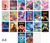 Sešit A4 čtvereček 52l Basic mix Sešit A4 čtvereček 52l Basic mix