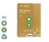 Blok spirála A5  80l ECO LUMA