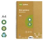 Blok spirála A4 80l ECO LUMA