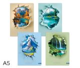 Kniha záznamová A5 linka 96l Landscape mix Kniha záznamová A5 linka 96l Landscape mix