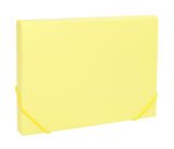 Desky na spisy s gumou, box A4 pastel LUMA, žlutý Desky na spisy s gumou, box A4 pastel LUMA, žlutý
