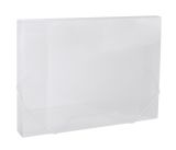 Desky na spisy s gumou, box A4 LUMA, transparentní Desky na spisy s gumou, box A4 LUMA, transparentní