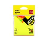 Bloček samolepící STICK UP neon 76 x  76mm 4x 25l Easy acces DELI EA02002