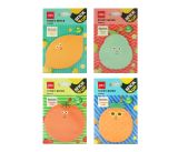 Bloček samolepící STICK UP s potiskem 76 x 76mm 30l DELI EA55602 mix