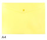 Obal spisový s klopou a drukem A4 pastel LUMA, žlutý Obal spisový s klopou a drukem A4 pastel LUMA, žlutý