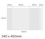 Obal univerzální 90mic, 240 x 450mm LUMA Obal univerzální 90mic, 240 x 450mm LUMA