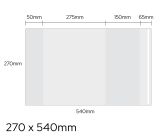 Obal univerzální 90mic, 270 x 540mm LUMA Obal univerzální 90mic, 270 x 540mm LUMA