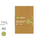 Obal na sešit A5 ECO LUMA kraft, 5ks Obal na sešit A5 ECO LUMA kraft, 5ks