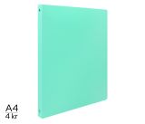 Pořadač LUMA A4 pastel 4 kroužkový zelený Pořadač LUMA A4 pastel 4 kroužkový zelený