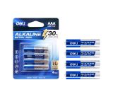Baterie alkalická AAA mikrotužková LR03 4ks blistr DELI E18505 Baterie alkalická AAA mikrotužková LR03 4ks blistr DELI E18505