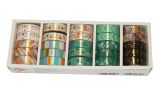 Narcis Washi tape Gold 15mm*5m /25/ ,balení 25 ks Narcis Washi tape Gold 15mm*5m /25/ ,balení 25 ks