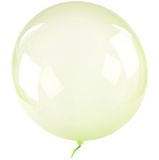 Balónek BUBBLE limetkový 1 ks