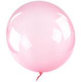 Balónek BUBBLE růžový 1 ks