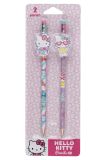Tužka s gumou a figurkou Hello Kitty 2 ks na blistru vzor 1 Tužka s gumou a figurkou Hello Kitty 2 ks na blistru vzor 1