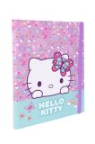 Desky na sešity A4 s širokou gumou - Hello Kitty vzor 2 Desky na sešity A4 s širokou gumou - Hello Kitty vzor 2
