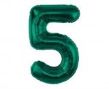 Balónek fóliový BEAUTY&CHARM 85 cm lahvově zelený 5