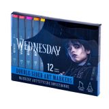 Fixy trojhranné DUO 12 barev Wednesday