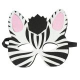 AX párty maska filcová ZEBRA
