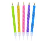 GD Svíčky dortové nehasnoucí pastel 10ks GD Svíčky dortové nehasnoucí pastel 10ks