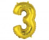 GD balónek fóliový 35cm 3 zlatá