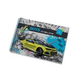 Kreativní omalovánky A4 SP 32 listů Auta se samolepkami