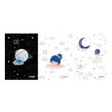 Sešit A4 54 listů Black&Gold linkovaný ,balení 10 ks