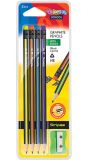 Colorino tužka s gumou Stripes 4ks blister