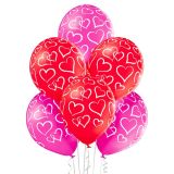 ALIGA balónek BN06-280 Hearts 6ks
