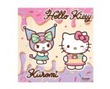 Ubrousky 33 x 33 cm 20 ks Hello Kitty a Kuromi