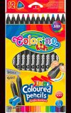Colorino pastelky JUMBO TRIO Black 12ks