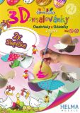 3D omalovánky SD24 Slepička 2ks