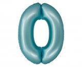 GD balónek fóliový 76cm 0 modrý mat